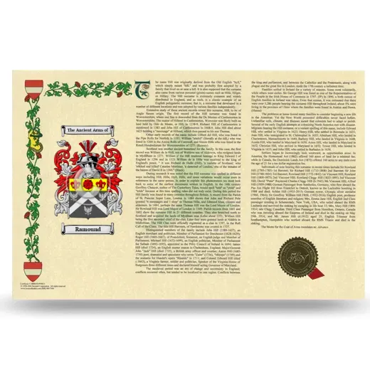 Ramound Armorial History Landscape Style