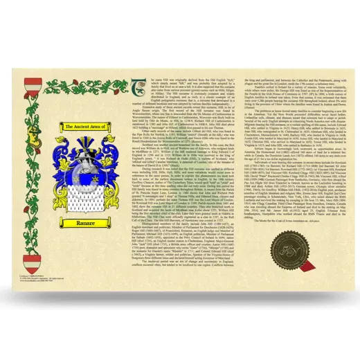 Ranare Armorial History Landscape Style