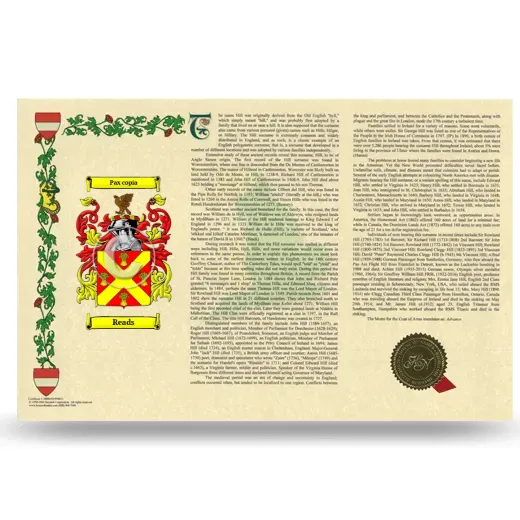 Reads Armorial History Landscape Style