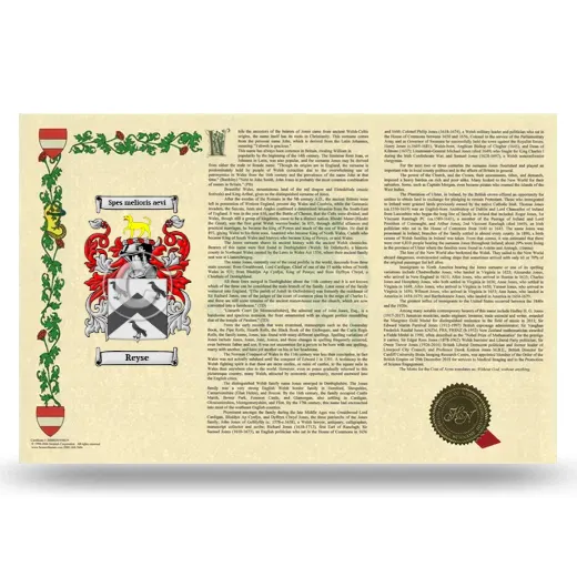 Reyse Armorial History Landscape Style