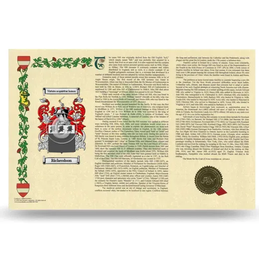 Richerdson Armorial History Landscape Style