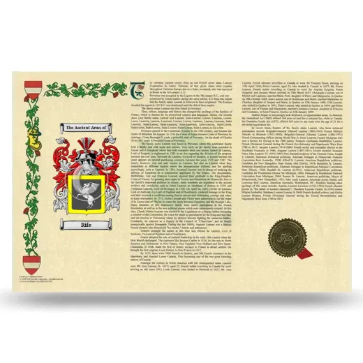 Rife Armorial History Landscape Style