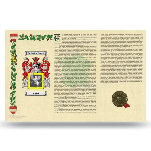 Riffel Armorial History Landscape Style