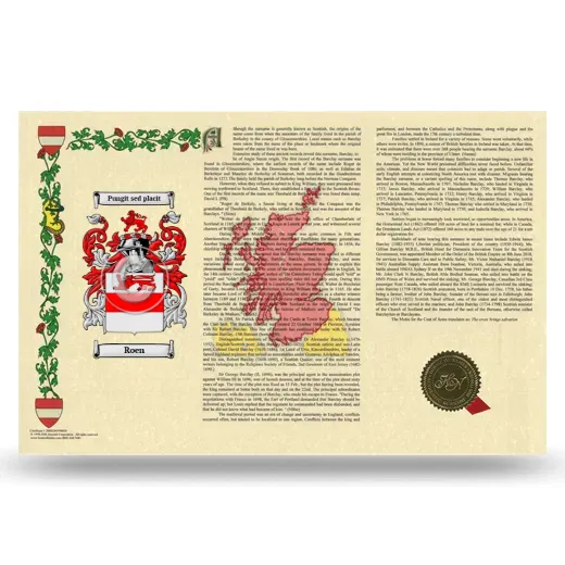 Roen Armorial History Landscape Style