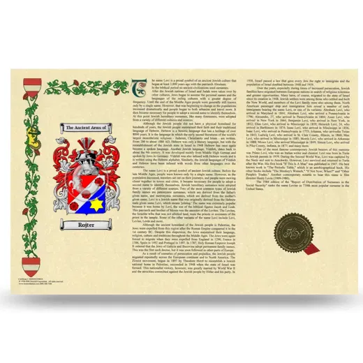 Rojter Armorial History Landscape Style