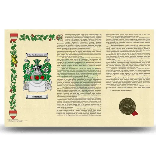 Romanak Armorial History Landscape Style