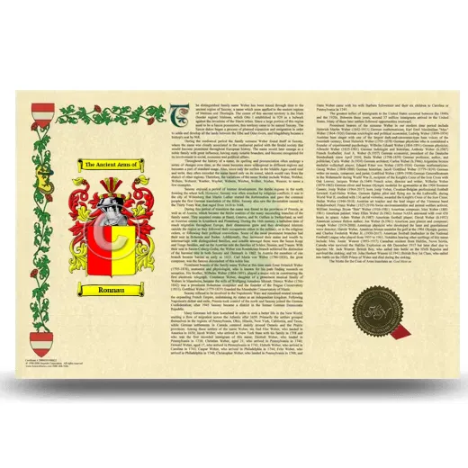 Ronnau Armorial History Landscape Style