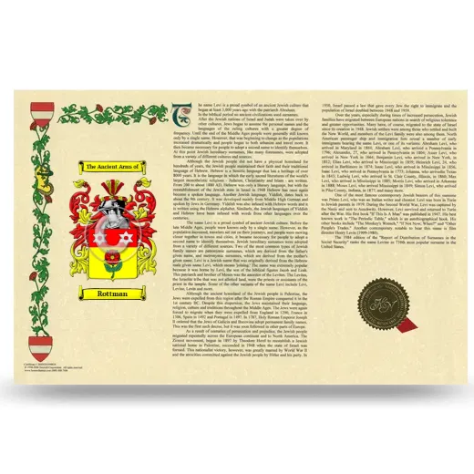 Rottman Armorial History Landscape Style