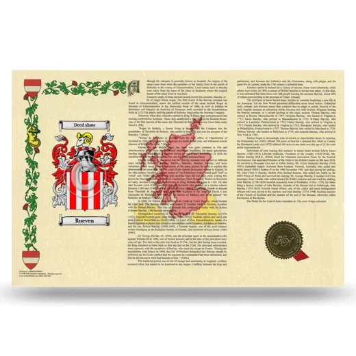 Rueven Armorial History Landscape Style