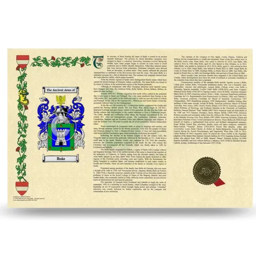 Ruiz Armorial History Landscape Style