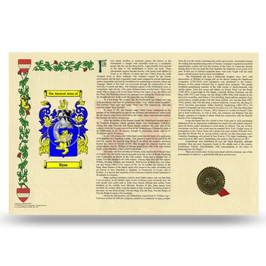 Rym Armorial History Landscape Style