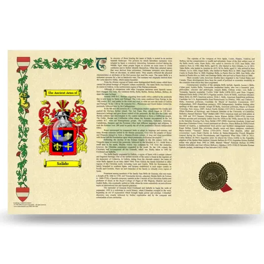 Salido Armorial History Landscape Style