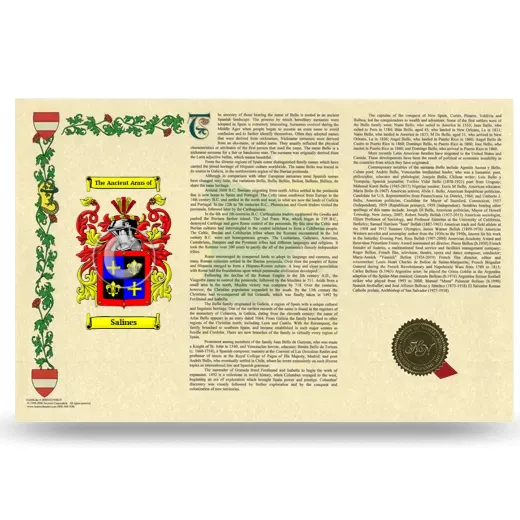 Salines Armorial History Landscape Style