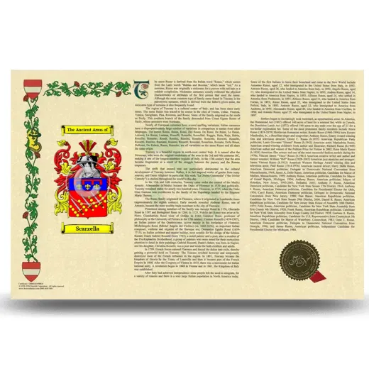 Scarzella Armorial History Landscape Style