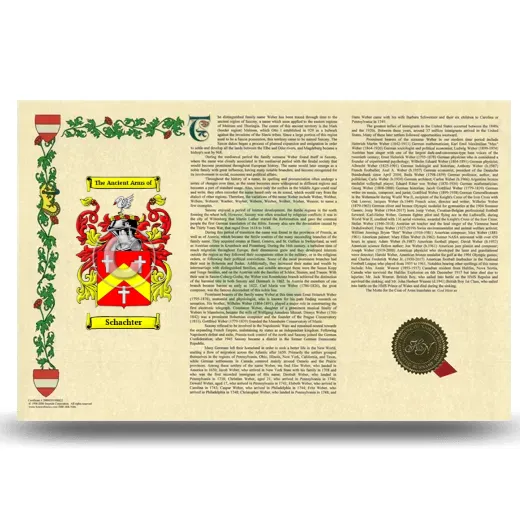 Schachter Armorial History Landscape Style