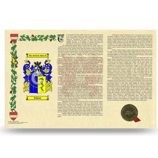 Scheer Armorial History Landscape Style