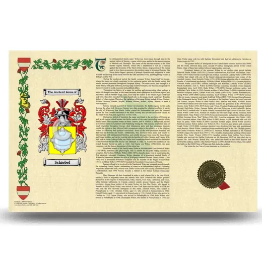 Schiebel Armorial History Landscape Style