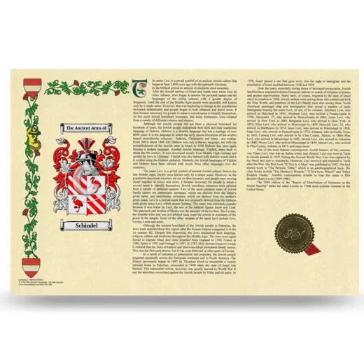 Schindel Armorial History Landscape Style