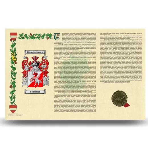 Schnitzer Armorial History Landscape Style