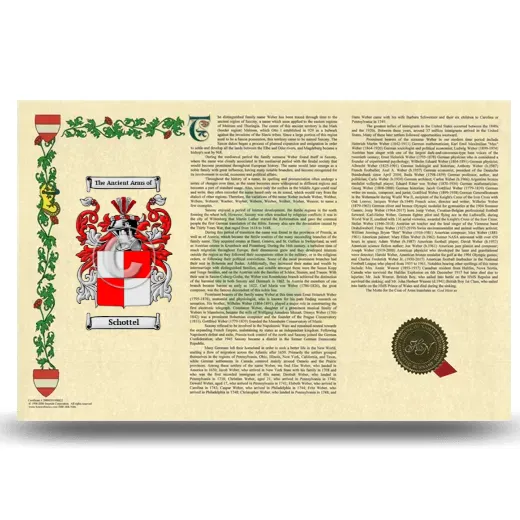 Schottel Armorial History Landscape Style