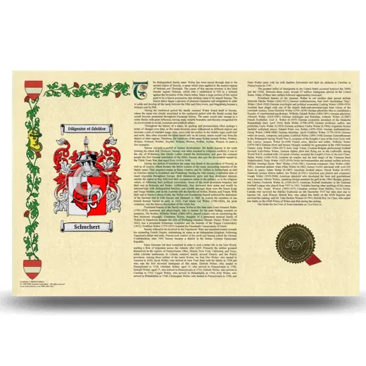 Schuchert Armorial History Landscape Style