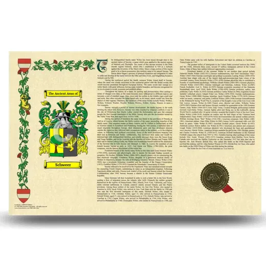 Schweer Armorial History Landscape Style