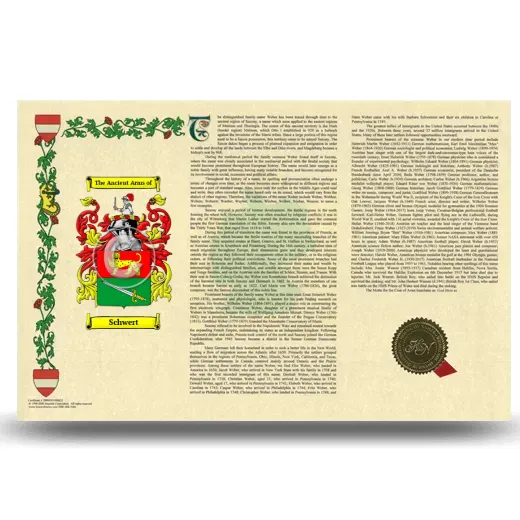 Schwert Armorial History Landscape Style