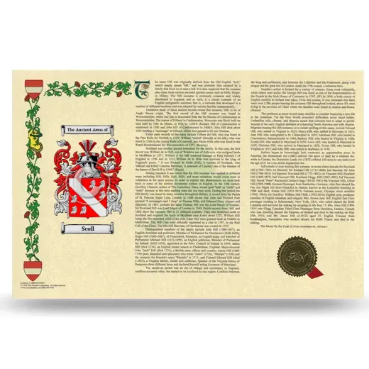 Scoll Armorial History Landscape Style