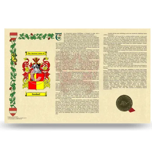 Seedorf Armorial History Landscape Style