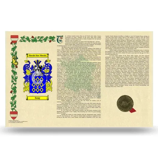 Seny Armorial History Landscape Style