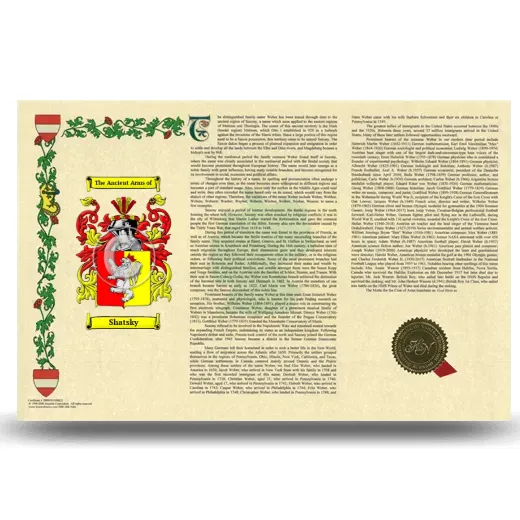 Shatsky Armorial History Landscape Style