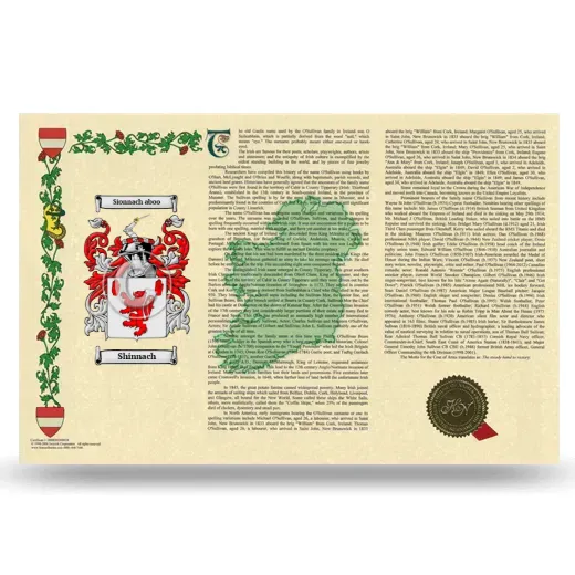 Shinnach Armorial History Landscape Style