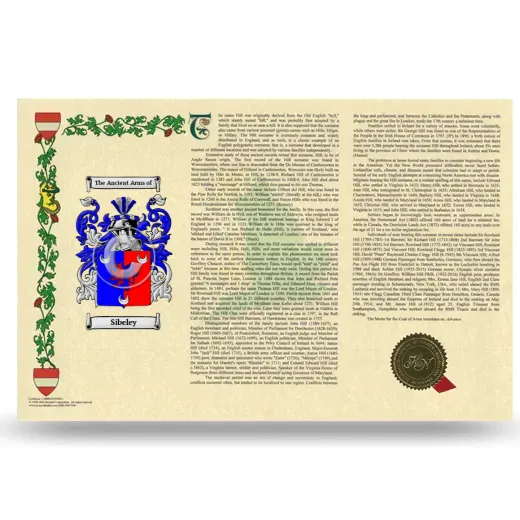 Sibeley Armorial History Landscape Style