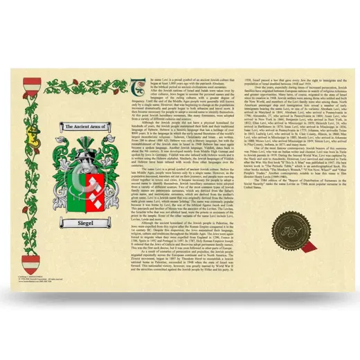 Siegel Armorial History Landscape Style