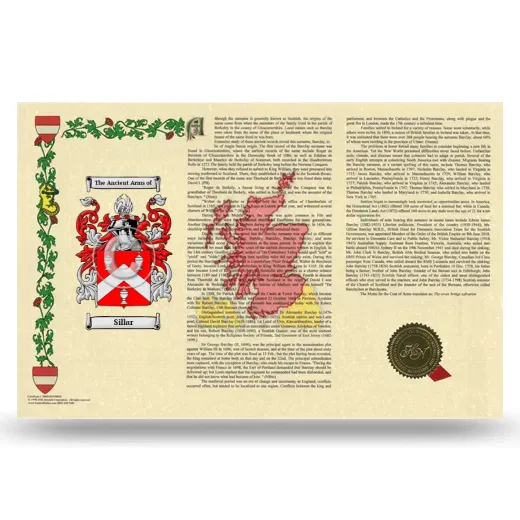 Sillar Armorial History Landscape Style