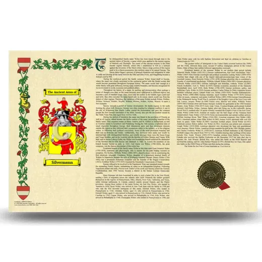 Silvermann Armorial History Landscape Style