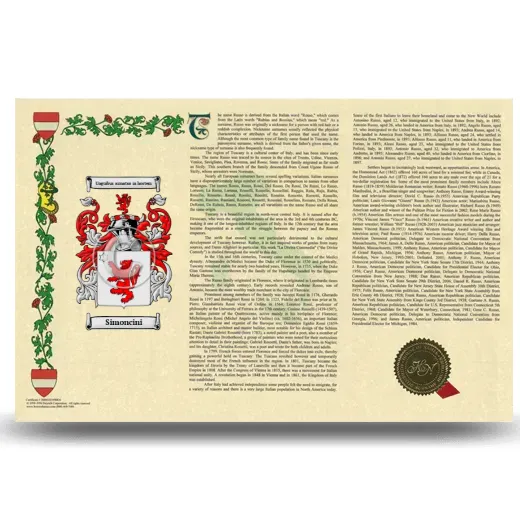Simoncini Armorial History Landscape Style