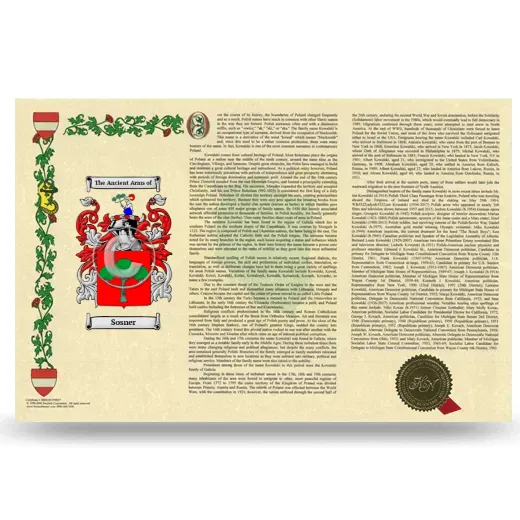 Sosner Armorial History Landscape Style