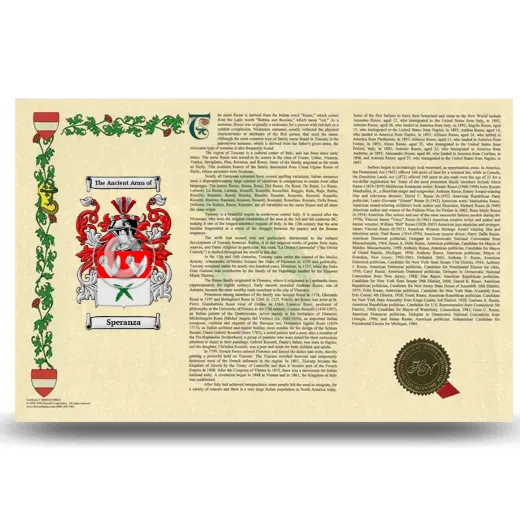 Speranza Armorial History Landscape Style