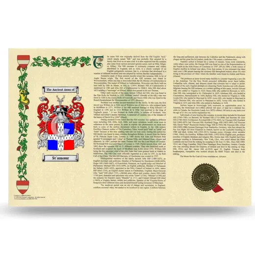 St'amour Armorial History Landscape Style