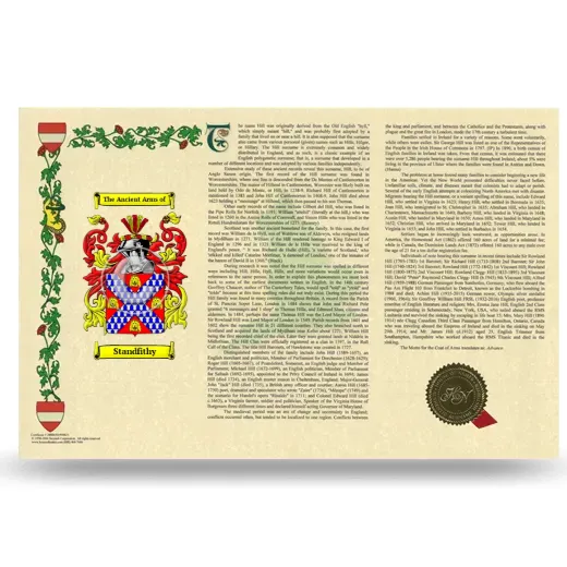 Standfithy Armorial History Landscape Style
