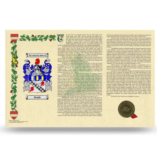 Steale Armorial History Landscape Style