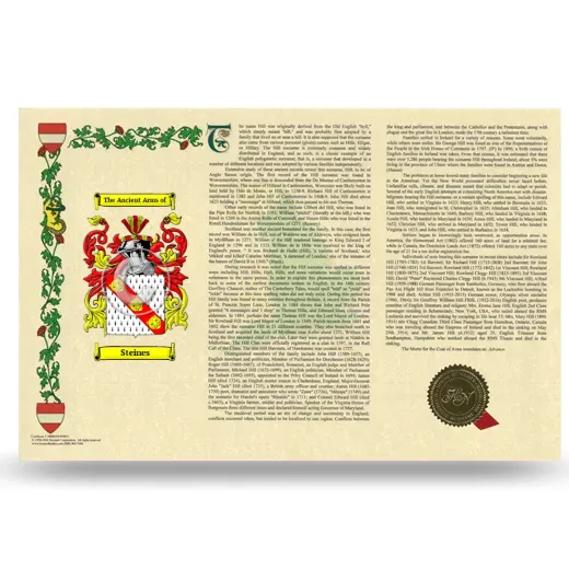 Steines Armorial History Landscape Style