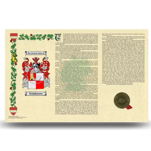 Steinhausen Armorial History Landscape Style