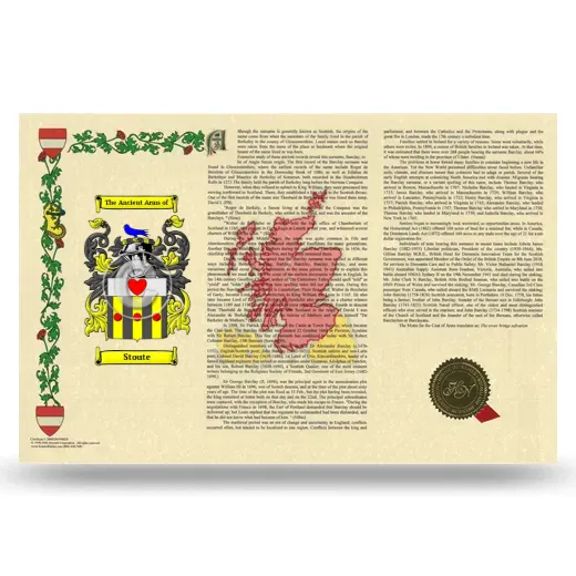 Stoute Armorial History Landscape Style