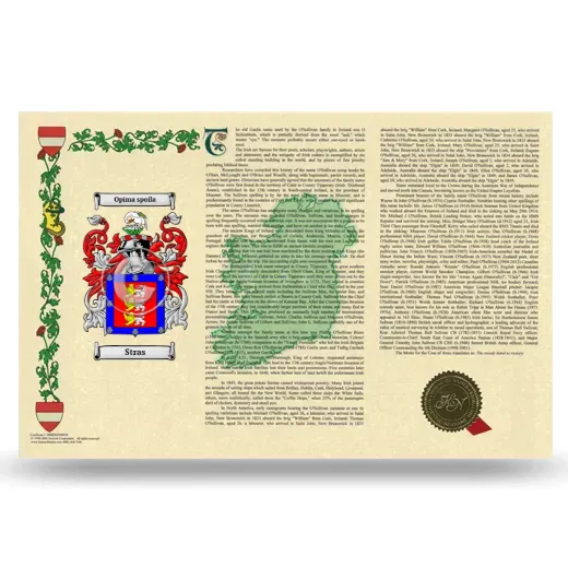Stras Armorial History Landscape Style