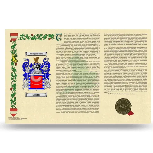 Stratta Armorial History Landscape Style