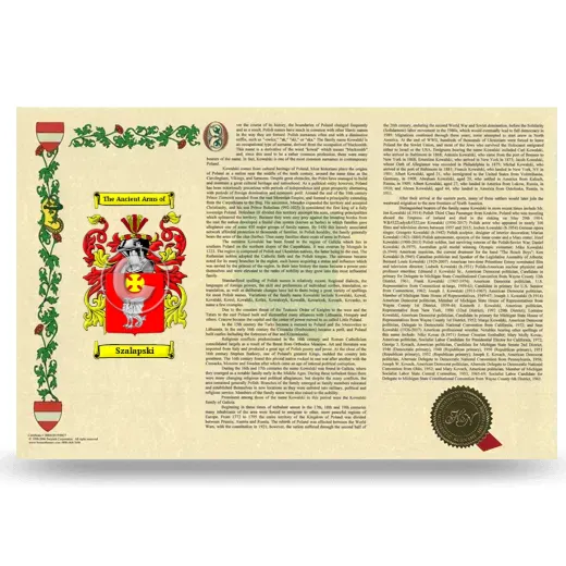 Szalapski Armorial History Landscape Style