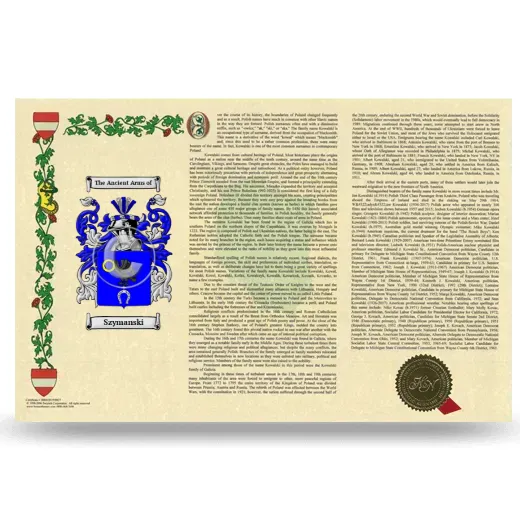 Szymanski Armorial History Landscape Style