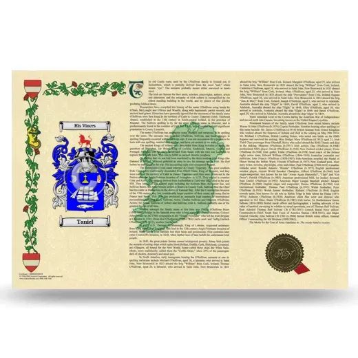 Taniel Armorial History Landscape Style